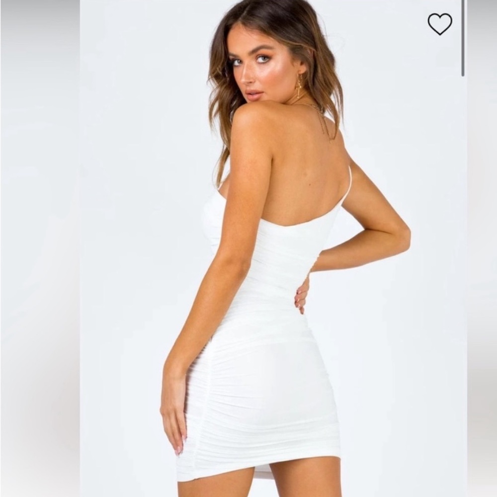 ♥️… Princess Polly White Rouge Mini Dress - Picture 3 of 3